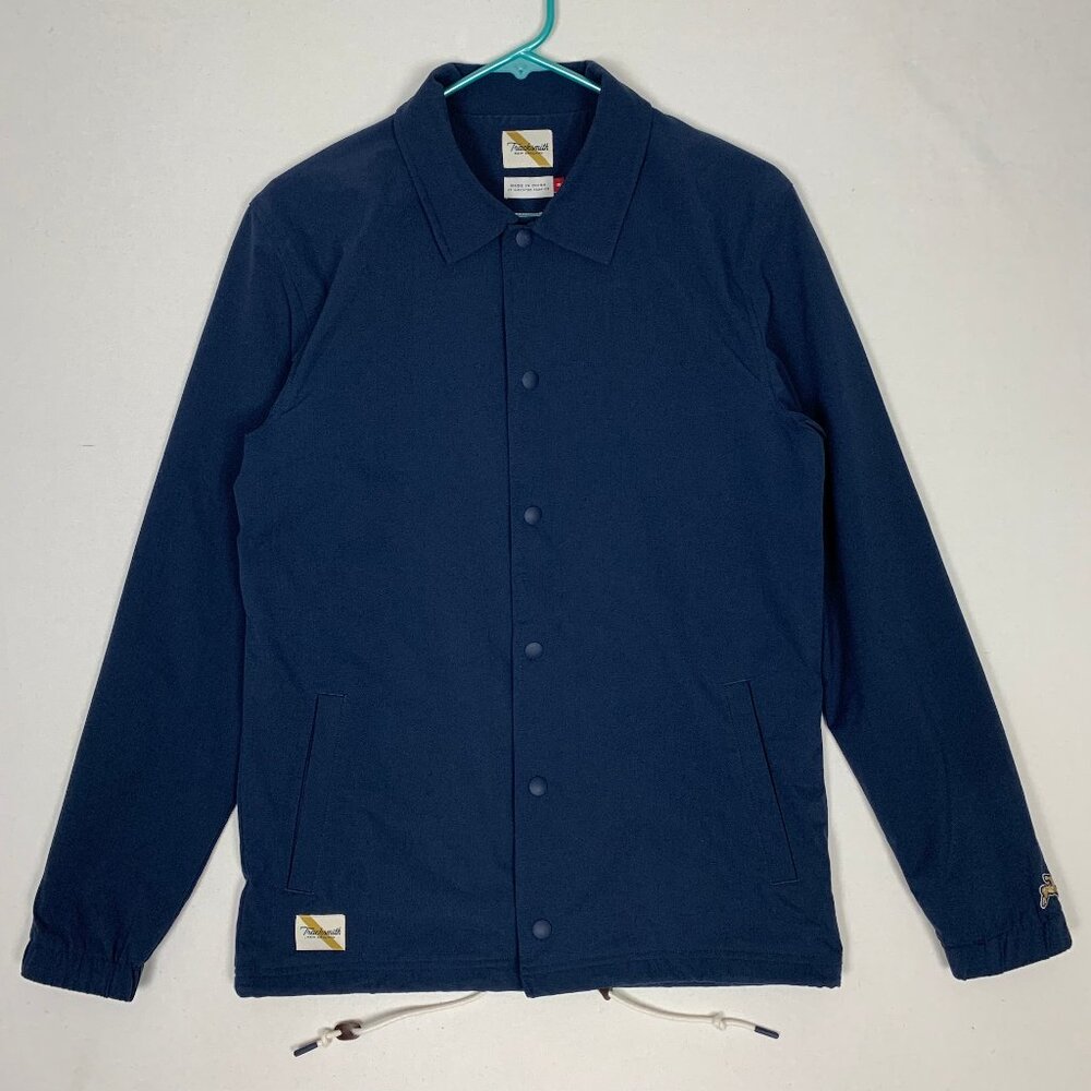 Tracksmith Coaches Jacket Navy Blue Men's Small